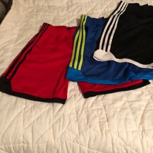 3 pair adidas shorts (boys)
